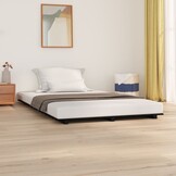 Grenen Bedframe 120x200 Zwart - 40% Korting! (Retour)