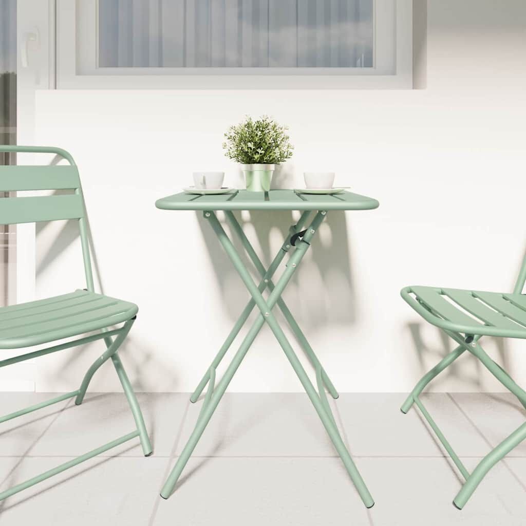 VidaXL Tuinstafel Licht Munt - 55x55cm - 35% Korting!