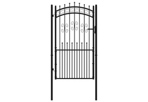 VidaXL Poort Zwart 103x225cm - 60% Korting! (Lichte Schade)