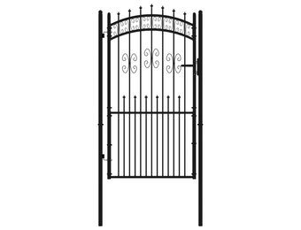 VidaXL Poort Zwart 103x225cm - 60% Korting! (Lichte Schade)