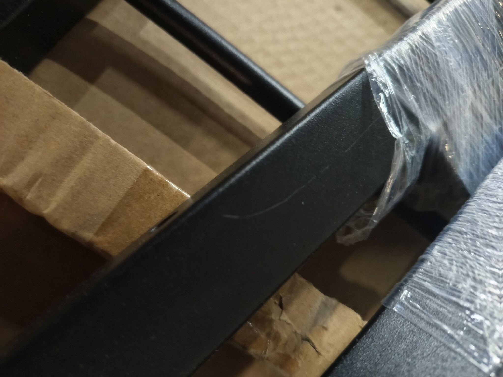 VidaXL Poort Zwart 103x225cm - 60% Korting! (Lichte Schade)