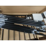 VidaXL Poort Zwart 103x225cm - 60% Korting! (Lichte Schade)