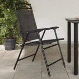 Tuinstoelen (2 st.) grijs - 77% korting! Krasjes, topdeal!