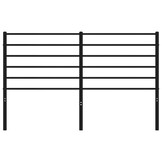 vidaXL Hoofdbord Zwart 140cm - 65% Korting! (Retour)