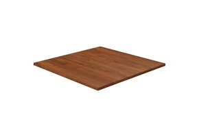 Tafelblad Eiken Donkerbruin 60x60cm -40%! Vierkant