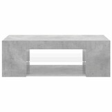 vidaXL TV-meubel LED betongrijs 90cm - 40% Korting!