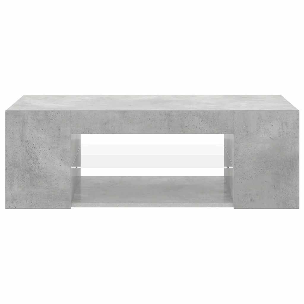 vidaXL TV-meubel LED betongrijs 90cm - 40% Korting!