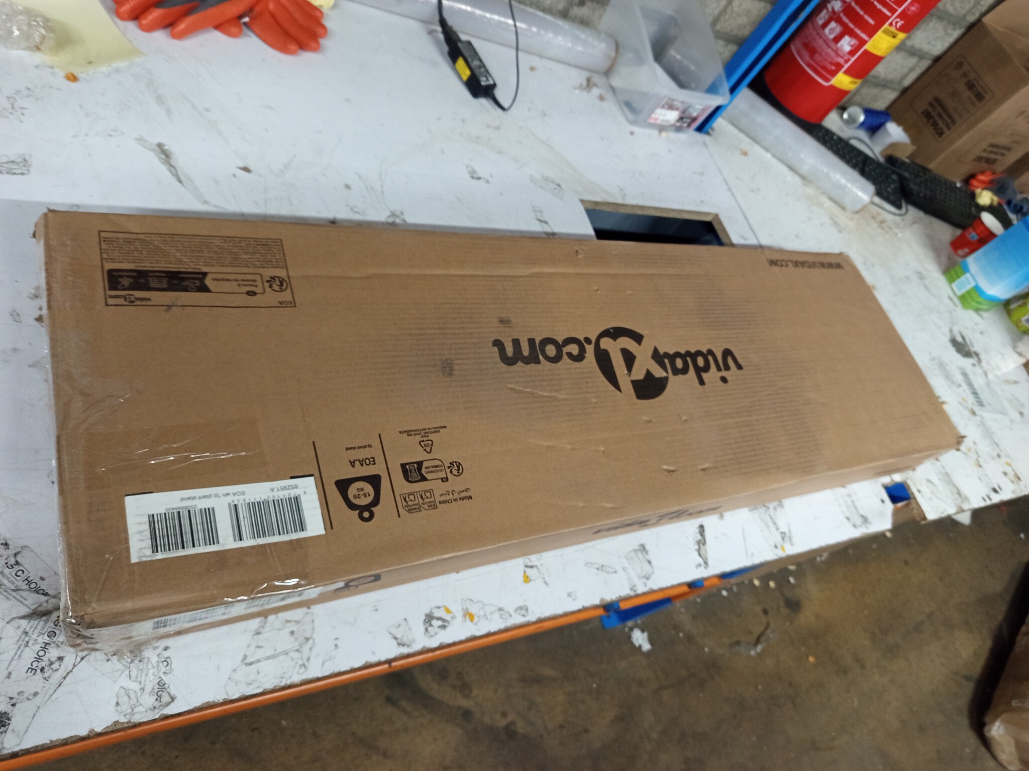 vidaXL Plantenstandaard Wit 33x33x100cm - 55% Korting!