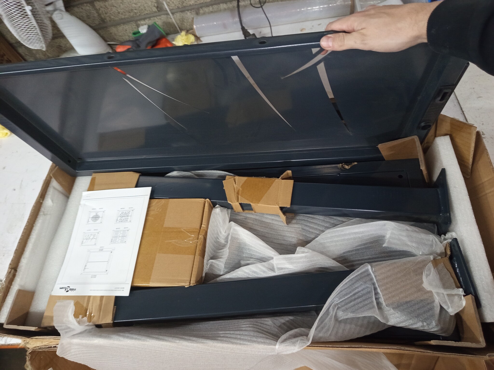 vidaXL Poort met Grasdesign 60% Korting! Deukje, Prima Functie