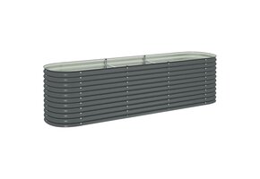 VidaXL Plantenbak Verhoogd 320cm Grijs - 55% Korting!