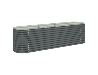 VidaXL Plantenbak Verhoogd 320cm Grijs - 55% Korting!
