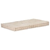 VidaXL Palletkussen Beige 120x80cm - 68% Korting!