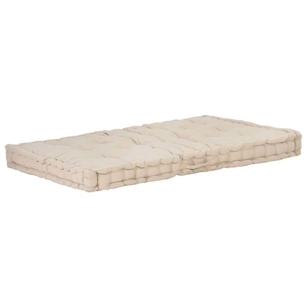 VidaXL Palletkussen Beige 120x80cm - 68% Korting!