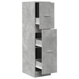 Apothekerskast Betongrijs 30x41x118cm - 40% Korting!