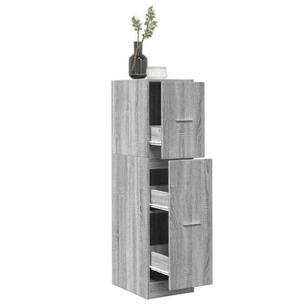 Apothekerskast Betongrijs 30x41x118cm - 40% Korting!