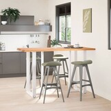 VidaXL Bartafelpoten (2 st) Wit - 88% Korting! T-vormig, 60x35cm