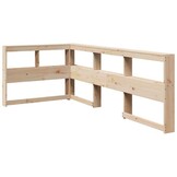 vidaXL Boekenkast Hoofdeinde 80cm Grenen -40%! Ruimtebesparend!