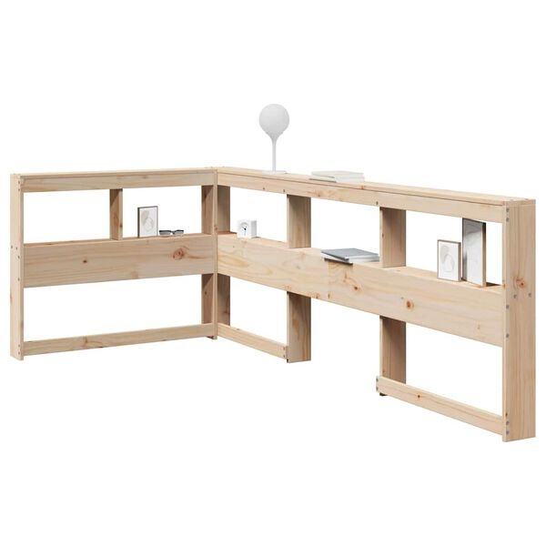 vidaXL Boekenkast Hoofdeinde 80cm Grenen -40%! Ruimtebesparend!