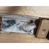 vidaXL Luifeldoek 350x250 cm Blauw/Wit -60% KORTING!