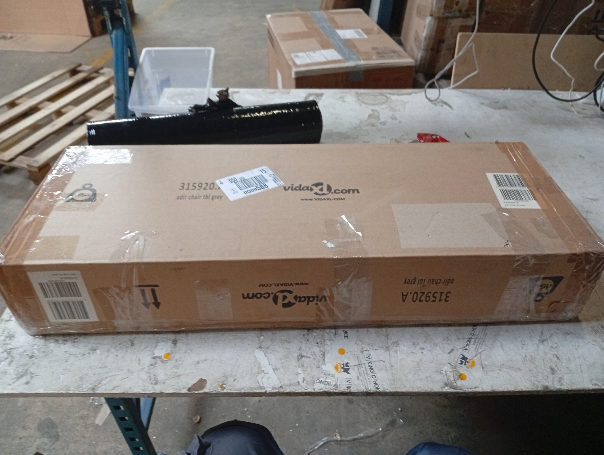 Adirondack Tuinstoel + Tafel Vurenhout Grijs -55% Korting!