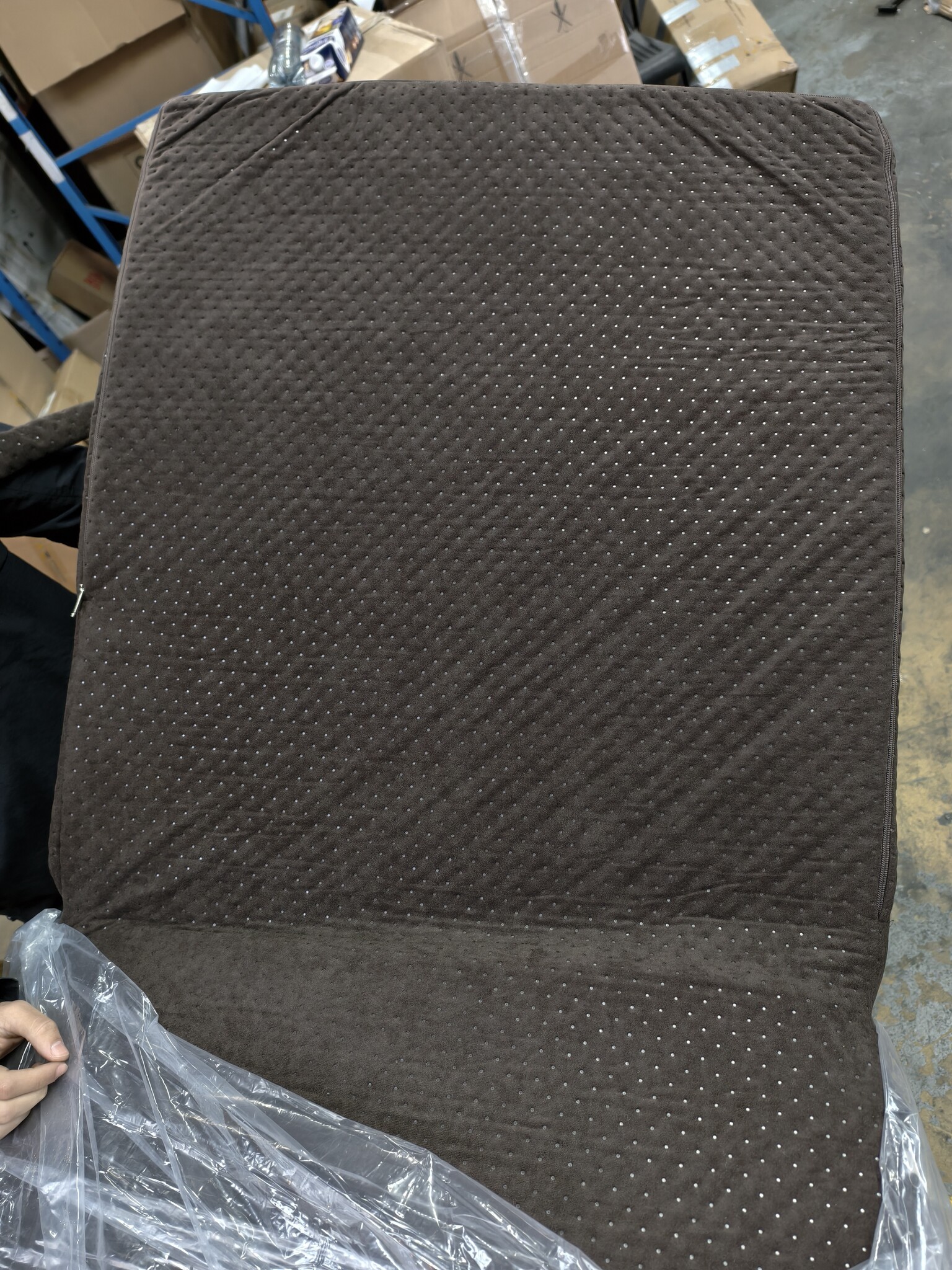 Logeermatras Bruin (200x70x15) + Kussens - 55% Korting!