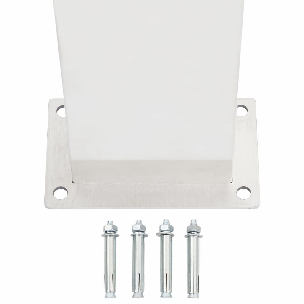 vidaXL Tuindouchekraan RVS 110cm - 46% Korting!