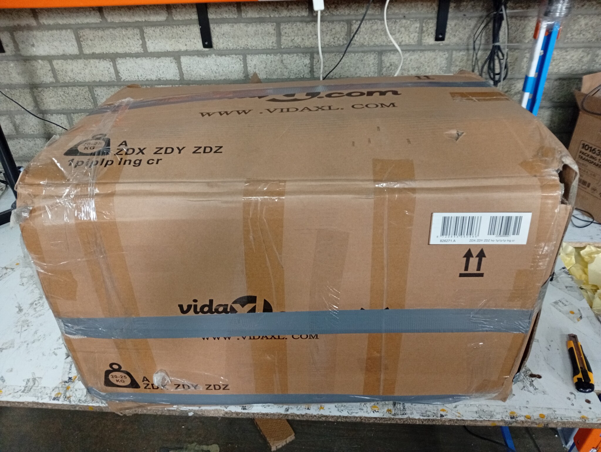 vidaXL Loungeset Grenenhout Crème - 67% Korting!