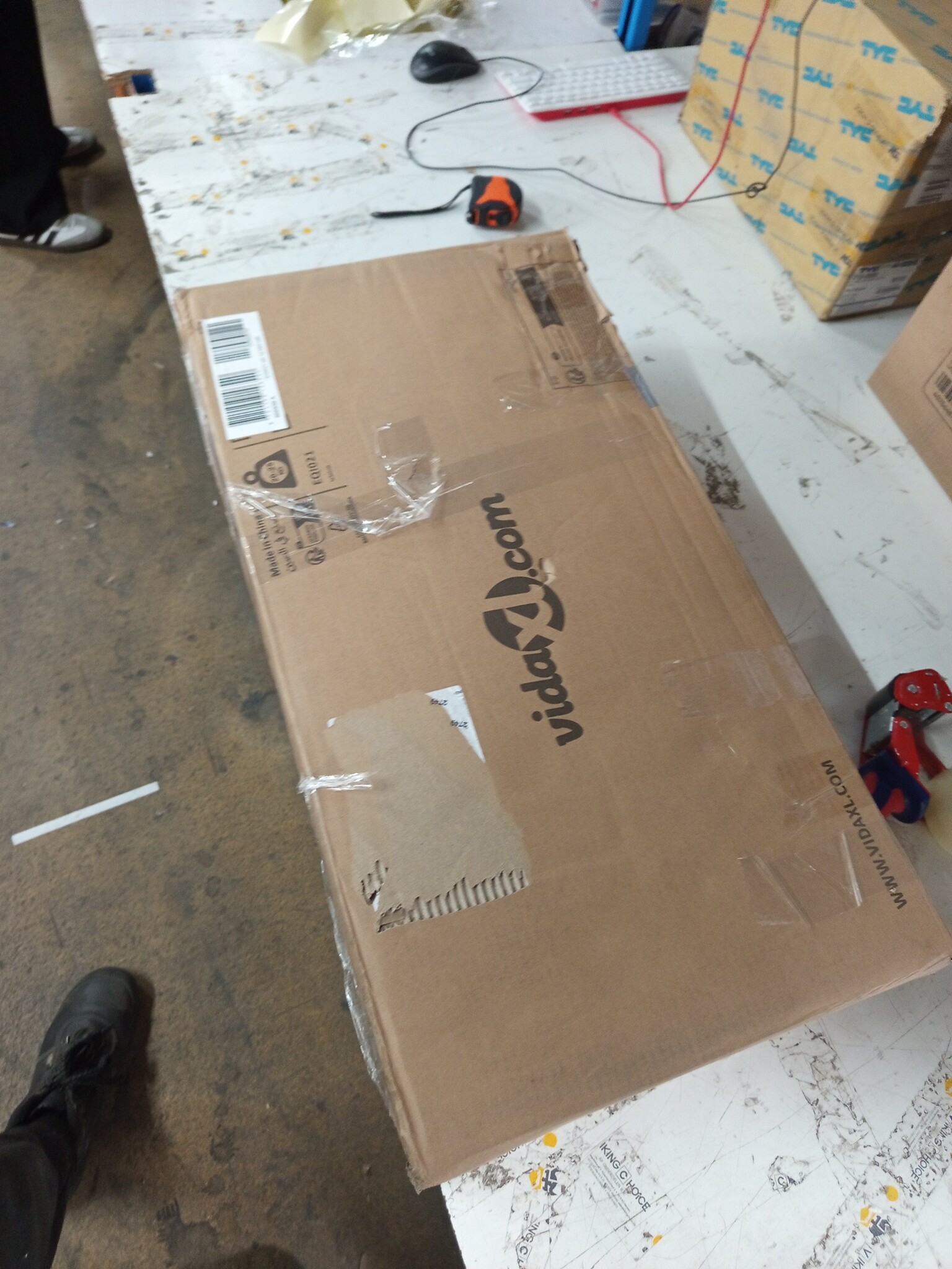 vidaXL Bedlades Wit, Krasje -59%! OP=OP