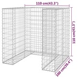 Schanskorf Container 110x100x110 cm - vidaXL - 51% Korting!