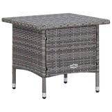 vidaXL Loungeset Grijs Rattan - 46% Korting!