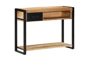 Wandtafel Massief Mangohout 100cm - 40% Korting!