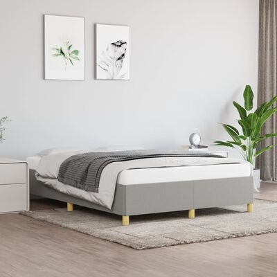 Bedframe 140x200 Lichtgrijs - Zo Goed Als Nieuw - 40% Korting!