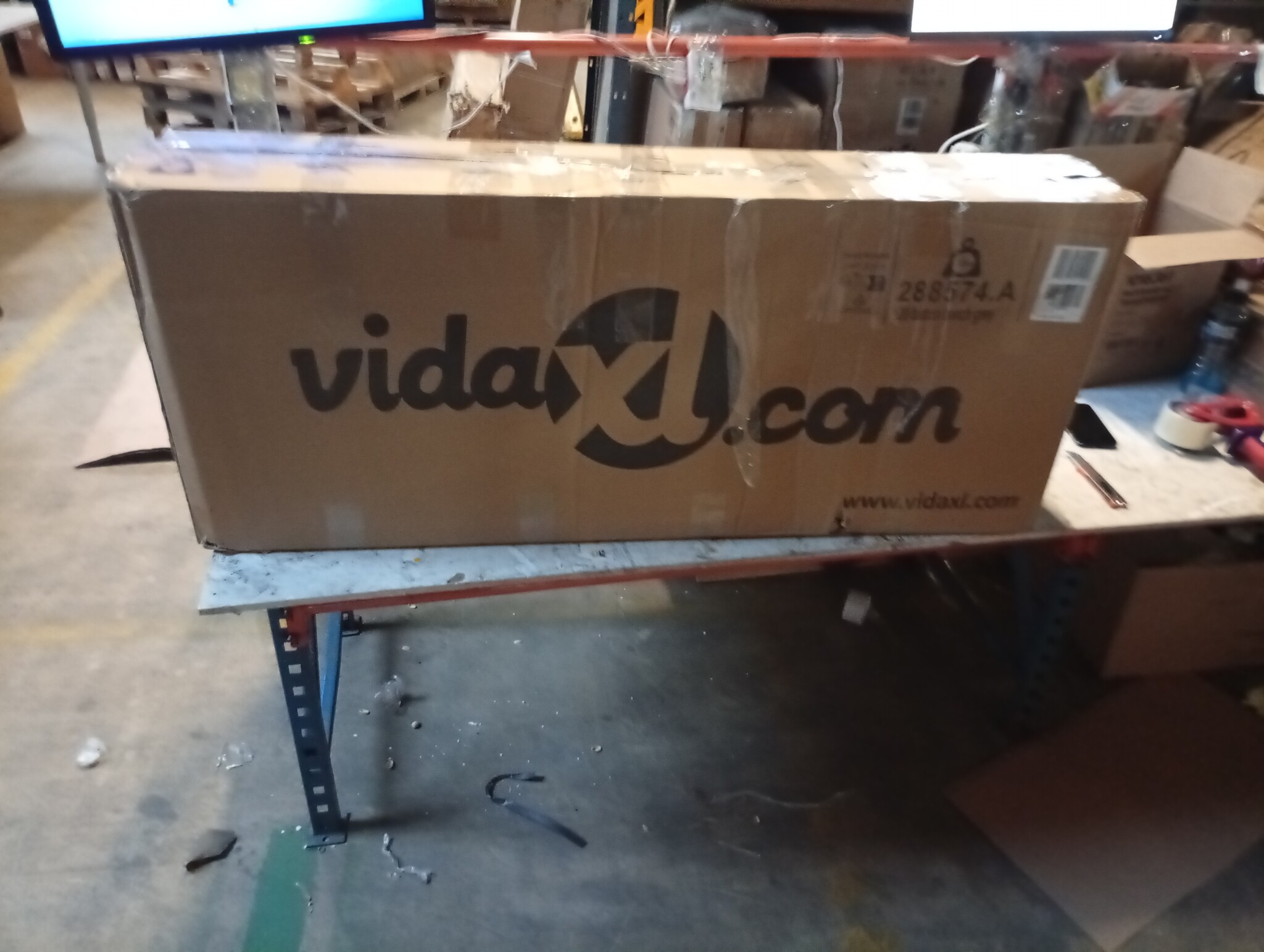 vidaXL Bankje Grijs Kunstsuède 120cm - 55% Korting!