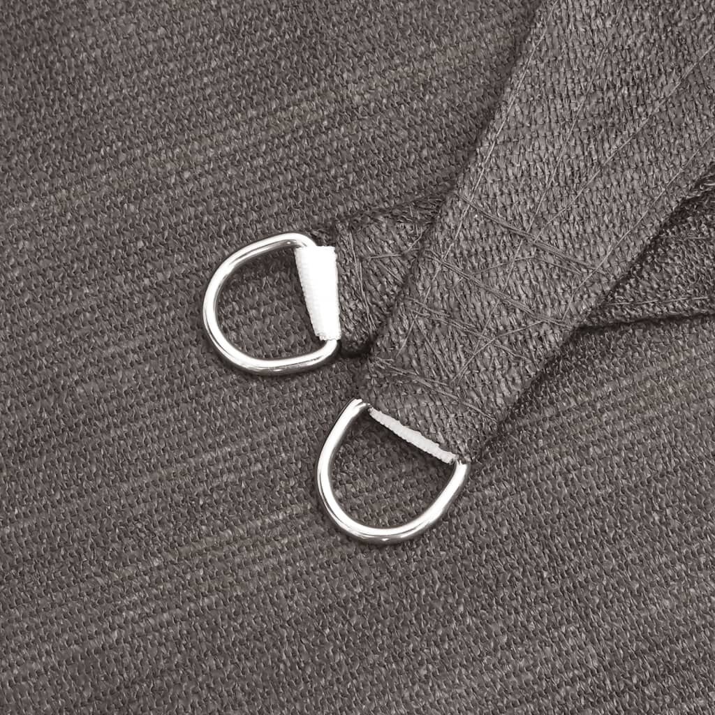 Zonnezeil Driehoek Antraciet 5x7x7m - 65% Korting!