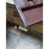 Badplank Bamboe - Badrek 75-110cm - 59% Korting! (Hoekschade)