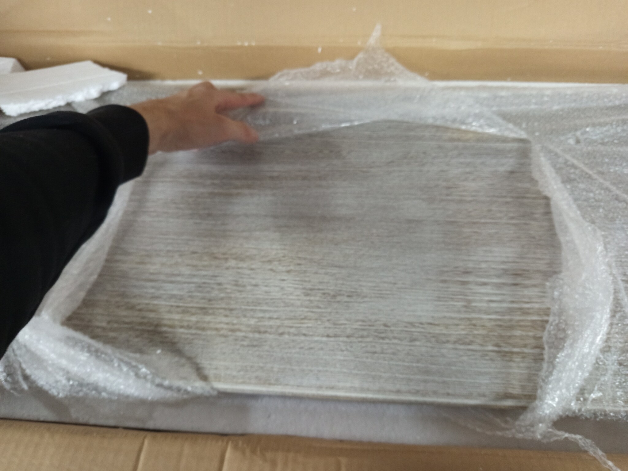 Wandtafel Hout Zwart 110cm - Retourdeal: 60% Korting!