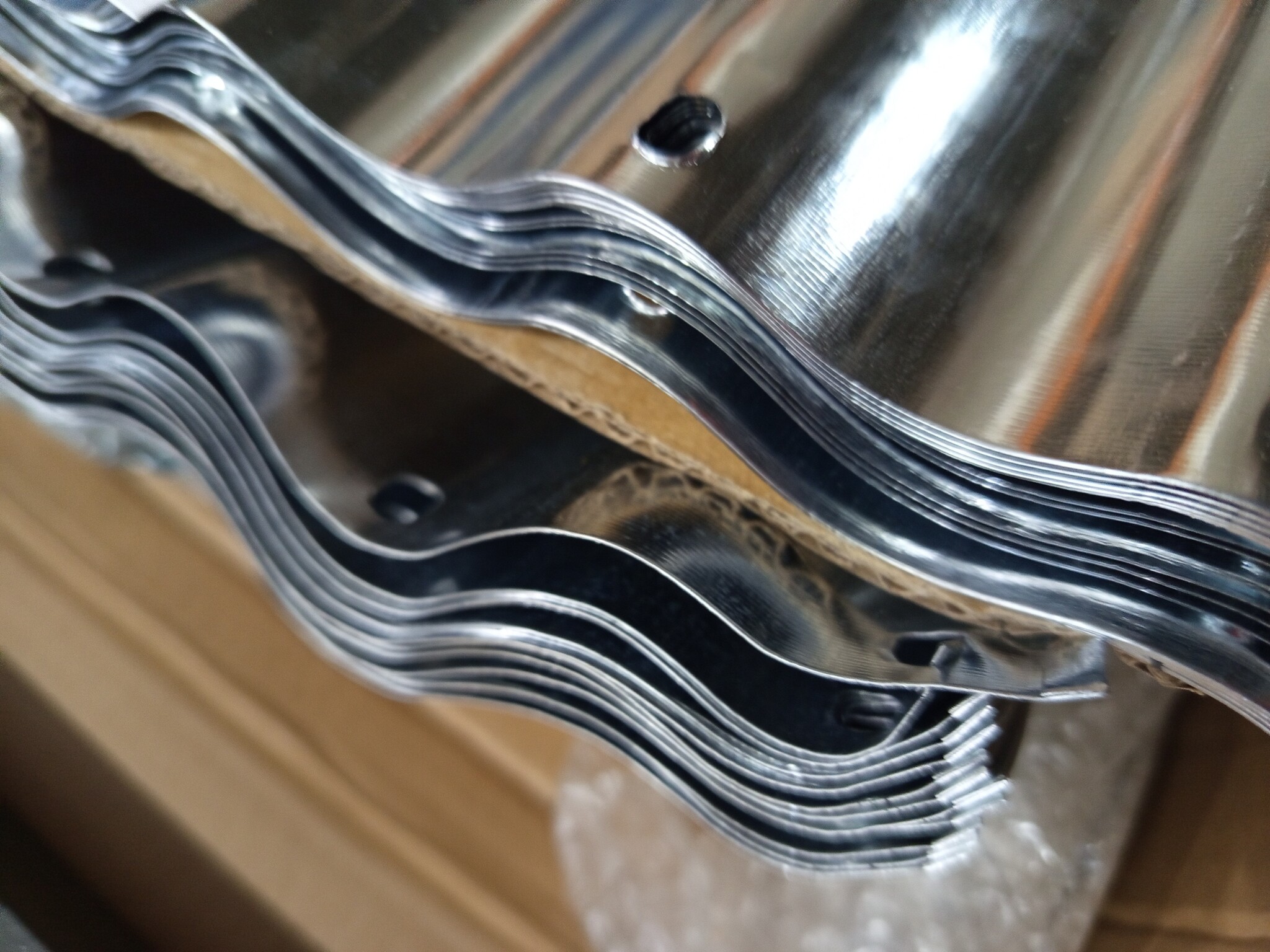 VidaXL Plantenbak Zilver 224cm - 55% Korting! Hoekbeschadiging