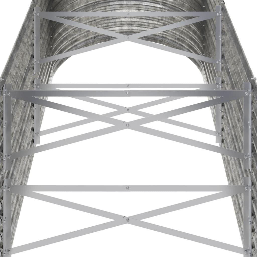 VidaXL Plantenbak Zilver 224cm - 55% Korting! Hoekbeschadiging