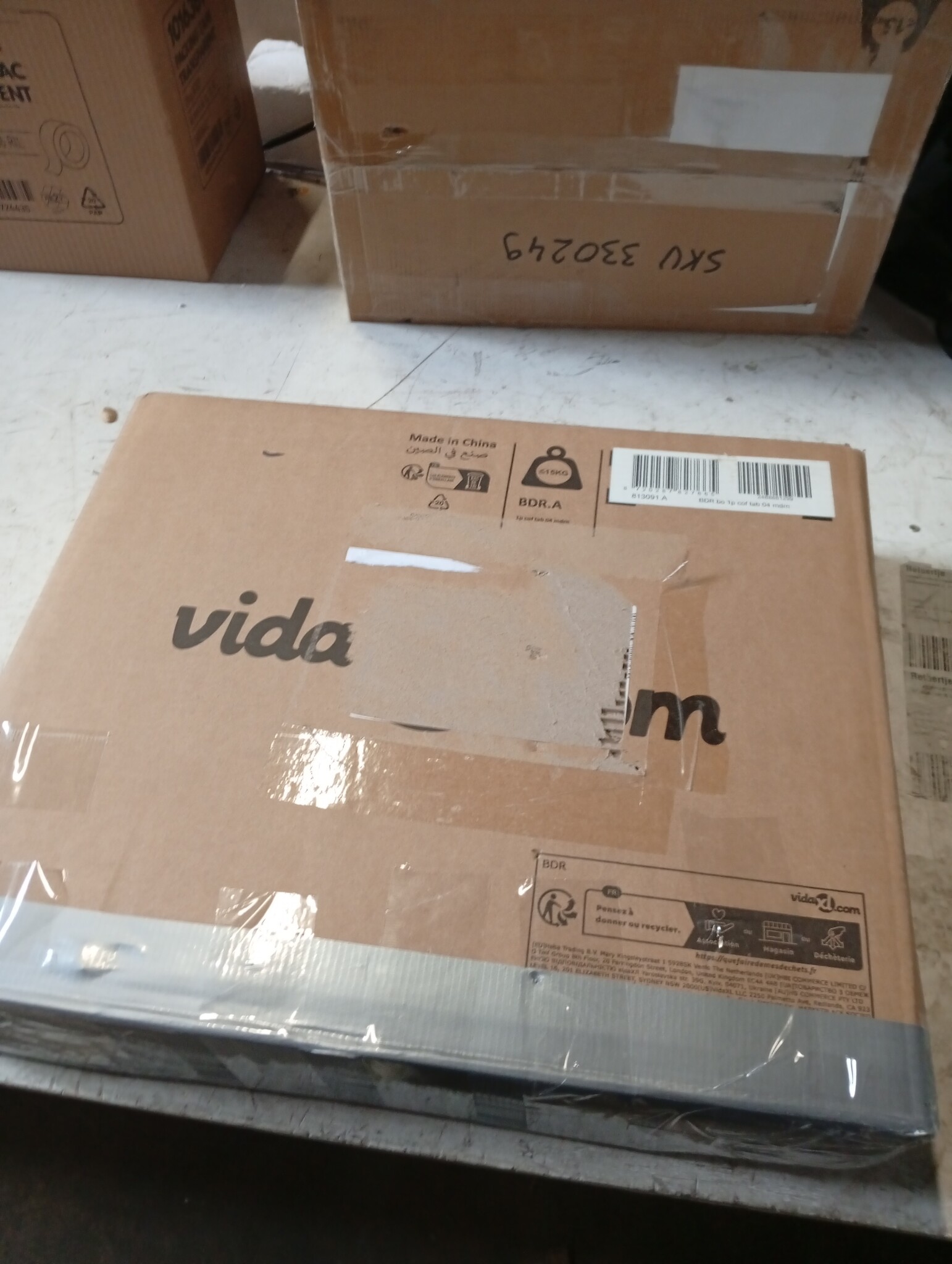 Salontafel Bruineiken 40x40x43cm - 60% Korting!