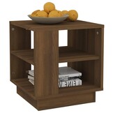 Salontafel Bruineiken 40x40x43cm - 60% Korting!