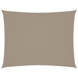 Zonnescherm Rechthoek Taupe 4x5m - 40% Korting!