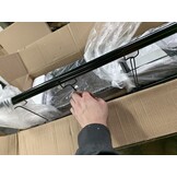 Opvouwbaar Opbergrek op Wielen - 5 Planken - Zwart - 40% Korting!