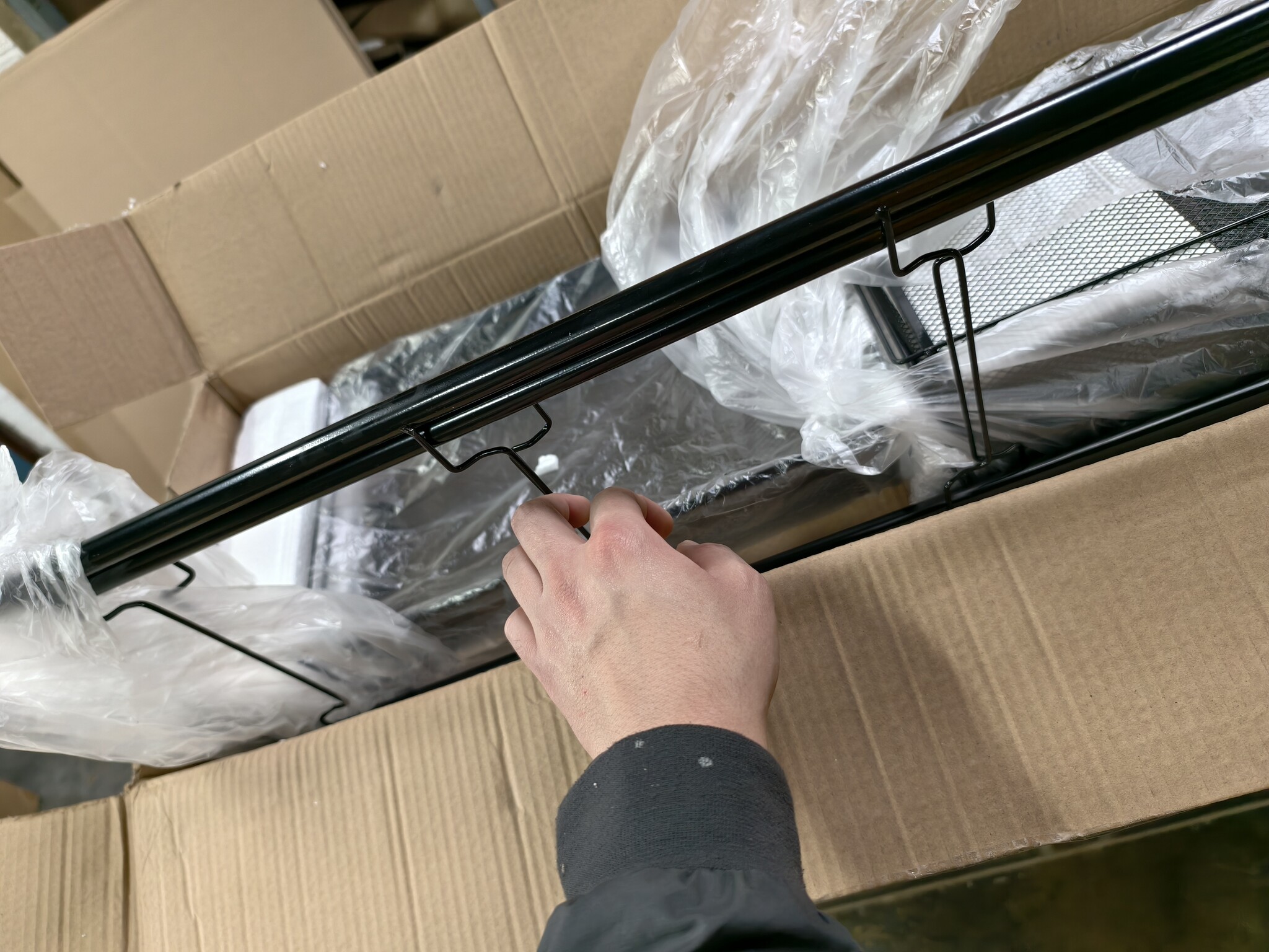 Opvouwbaar Opbergrek op Wielen - 5 Planken - Zwart - 40% Korting!