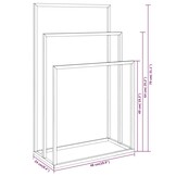 VidaXL Handdoekenrek Goud - 35% Korting! Nieuw!