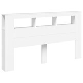 LED Hoofdeinde 180cm Wit Hout - 40% Korting!