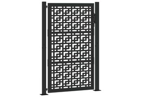 VidaXL Poort Zwart 105x155cm - 55% Korting! Krasjes