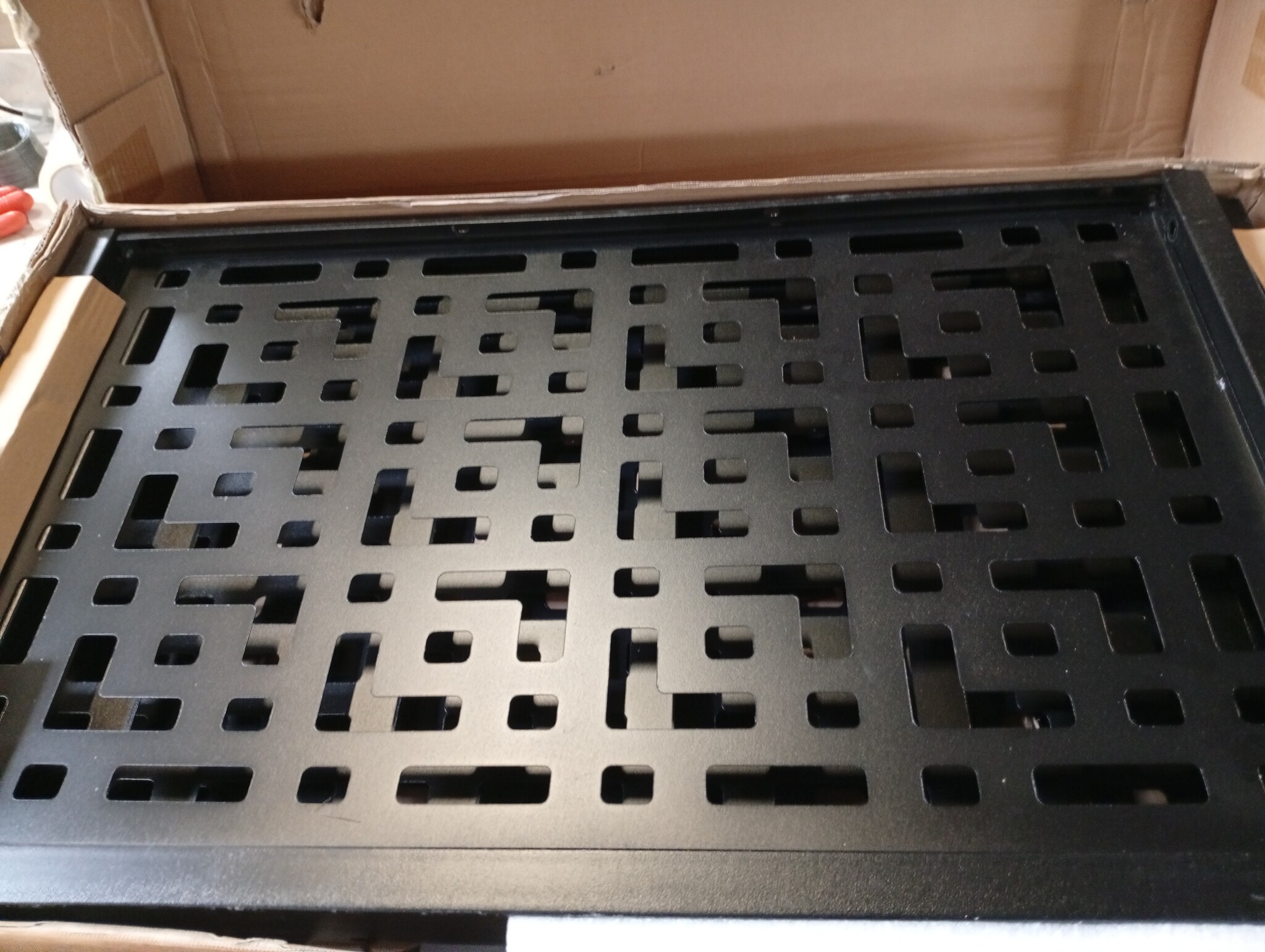 VidaXL Poort Zwart 105x155cm - 55% Korting! Krasjes