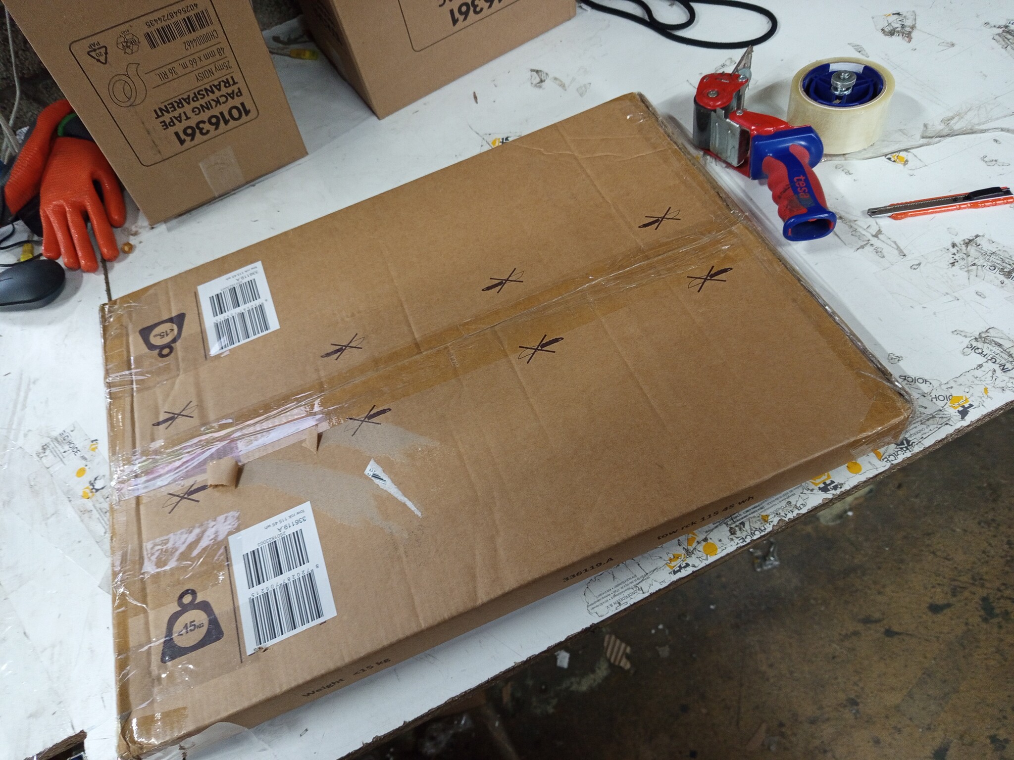 Handdoekenrek Wit Staal 45cm - 55% Korting!