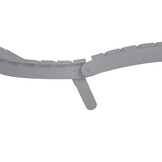 Ligbed Acaciahout Grijs 184cm - 46% Korting! (Retourdeal)