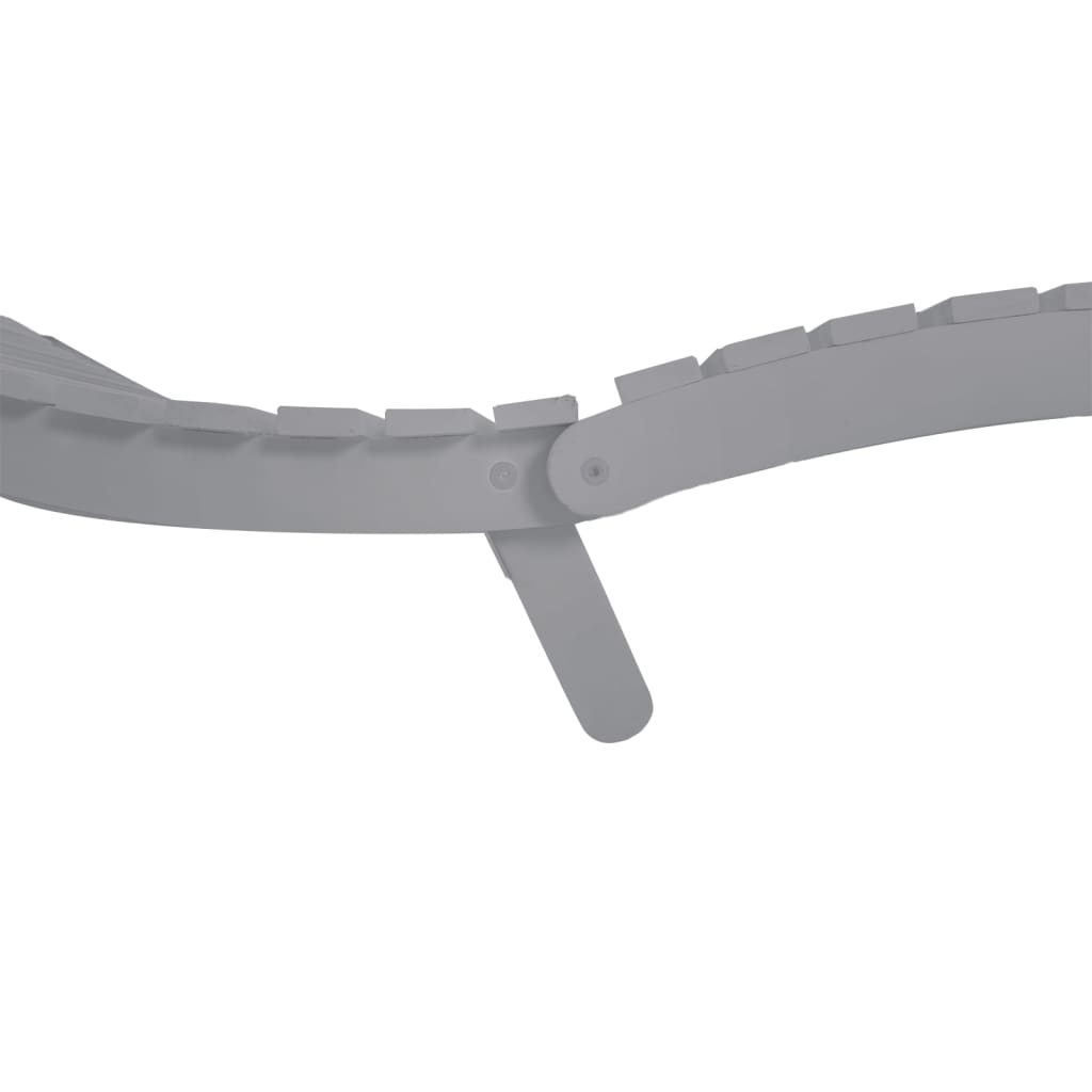 Ligbed Acaciahout Grijs 184cm - 46% Korting! (Retourdeal)